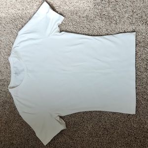 Men's Spanx Sculpt Seemless Crew Neck White Tee Size Large